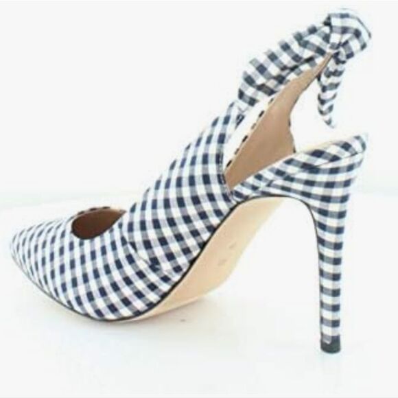 BCBGENERATION HENAYA LEATHE STYLISH CHECKER SLINGBACK HEEL - Picture 16 of 16
